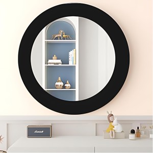 Sleek Round Bathroom/Basin Mirror | Wall Mounted Mirror for Home, Bedroom and Bathroom Reflective Surface | Ideal for Modern Bathrooms (16X20)