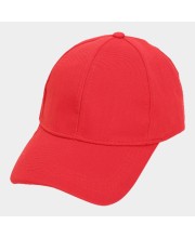 Brink Men's Canvas Cap Stylish & Comfortable Adjustable Baseball Hat for Outdoor, Casual & Sports Wear Red