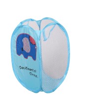 Premium PVC Laundry Basket – Lightweight, Foldable, and Durable – Waterproof & Easy to Clean – Ideal for Laundry, Storage, or Organizing – (Sky Blue)