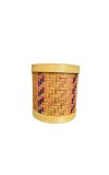 Handcrafted Bamboo Box | Woven Round Storage Container for Home, Kitchen & Décor | Natural Eco-Friendly Bamboo Craft Box