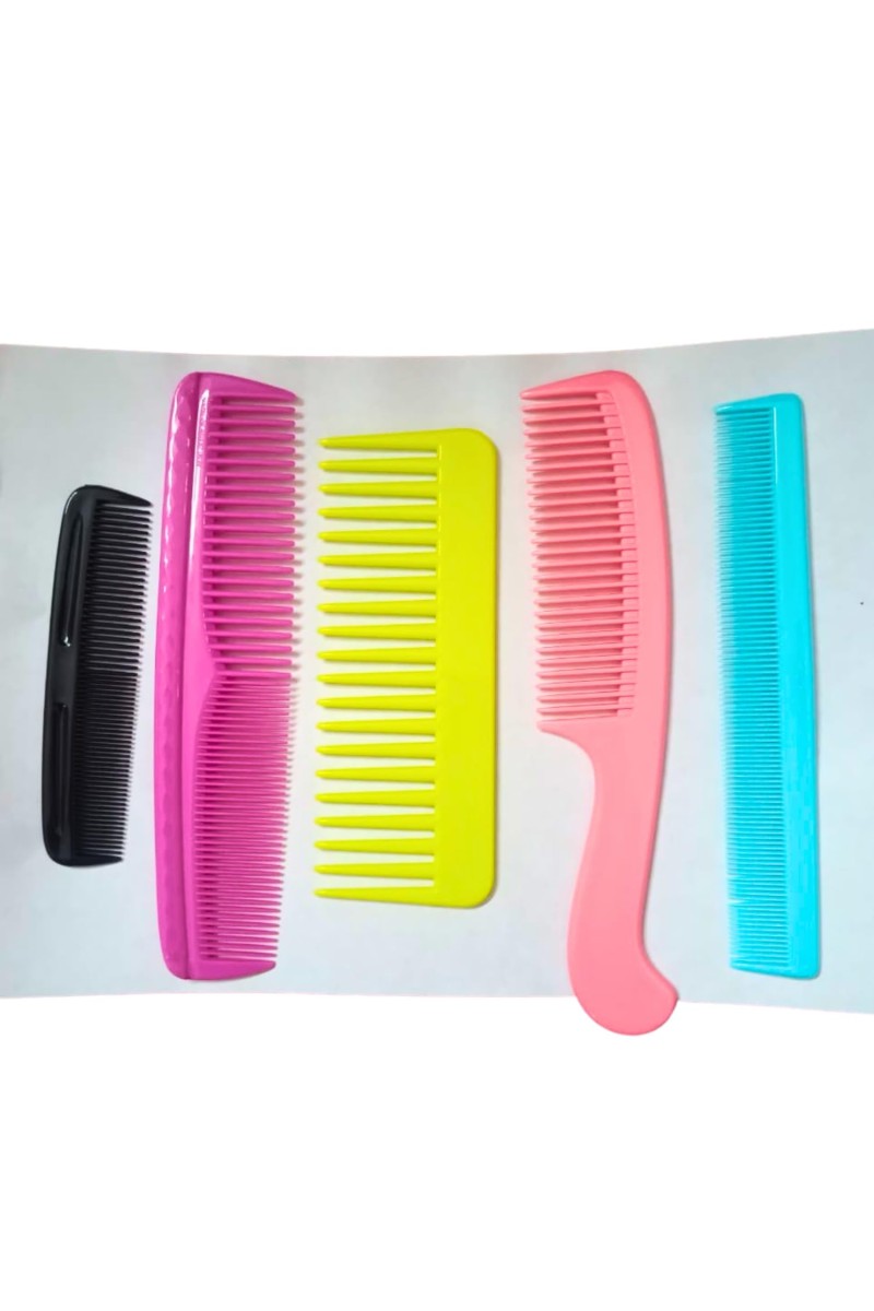 Durable Plastic Hair Comb for Women Men Kids – Anti-Static Smooth Teeth Styling Tool for All Hair Types