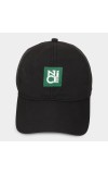 Brink Black Fabric Cap Stylish & Comfortable Adjustable Baseball Hat for Outdoor, Casual & Sports Wear