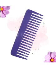 Hi Tech Sales Hair Wide Tooth Comb Detangling Frizz off detangler hair comb for Curly, long Hair & any type Hair, Wet, Dry. Shampoo Comb. Pack of 1 (Violet)