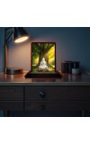 Car Desk/Table Top Lord Shiva Wooden Photo Stand 3x4 Inches, Compact & Stylish Spiritual Display For Car, Home & Office (Pack Of 1) (F14628)