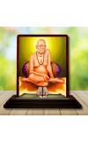 Car Desk/Table Top Swami Samarth Wooden Photo Stand â€“ 3x4 Inches, Compact & Stylish Spiritual Display For Car, Home & Office (Pack Of 1) (F14493)