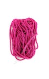 Durable Pink Rope Net with Hammock Swing Hanging Net Mesh Sleeping Bed | Strong Nylon Outdoor, Sports, Garden or Decorative Use | Heavy Duty Multipurpose Rope Mesh (Pink)