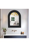 Sleek Bathroom/Basin Mirror | Wall Mounted Mirror for Home, Bedroom, Bathroom Reflective Surface (12X16)