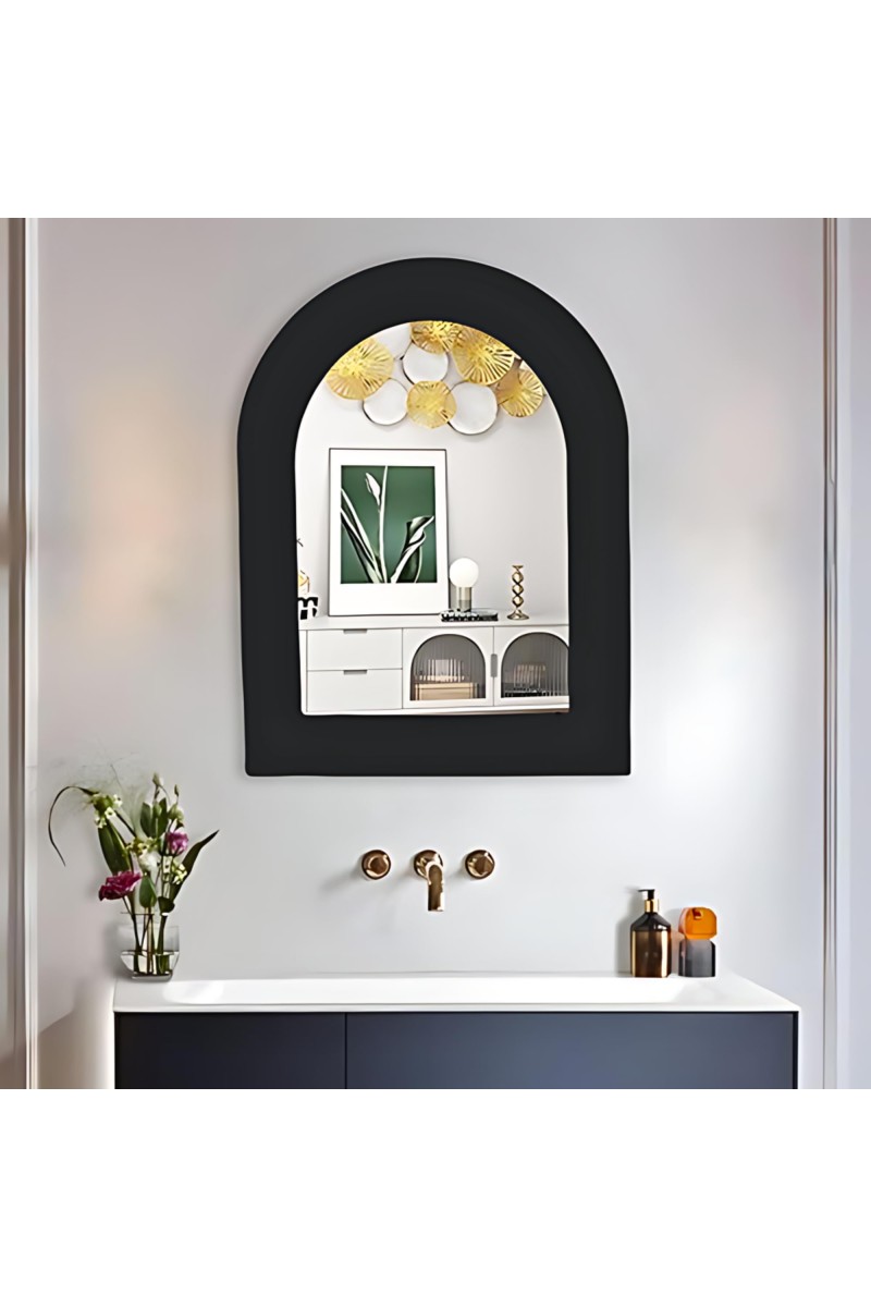 Sleek Bathroom/Basin Mirror | Wall Mounted Mirror for Home, Bedroom, Bathroom Reflective Surface (12X16)