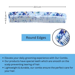 Hitech Sales Elegant Floral Design Comb – Perfect Hair Accessory for Stylish Women – Durable, Lightweight, and Chic (2) Hitech Sales Elegant Floral Design Comb – Perfect Hair Accessory for Stylish Women – Durable, Lightweight, and Chic (2)