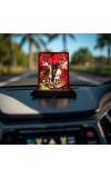 Car Desk/Table Top Maa Tara Wooden Photo Stand 3x4 Inches, Compact & Stylish Spiritual Display For Car, Home & Office (Pack Of 1) (F14580)