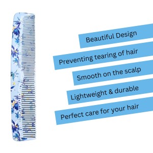 Hitech Sales Elegant Floral Design Comb – Perfect Hair Accessory for Stylish Women – Durable, Lightweight, and Chic (2) Hitech Sales Elegant Floral Design Comb – Perfect Hair Accessory for Stylish Women – Durable, Lightweight, and Chic (2)