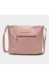 Lucky Charm Women's Pink Polyurethane Handbag - (M600)