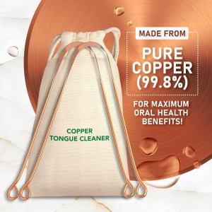 Pure Copper Tongue Cleaner Scraper – 100% Natural Oral Hygiene Tool – Rust-Free, Durable, Eco-Friendly Tongue Scraper for Fresh Breath – Ayurvedic Dental Care for Adults & Kids – 2 Pack Pure Copper Tongue Cleaner Scraper – 100% Natural Oral Hygiene Tool – Rust-Free, Durable, Eco-Friendly Tongue Scraper for Fresh Breath – Ayurvedic Dental Care for Adults & Kids – 2 Pack