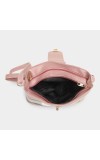 Lucky Charm Women's Pink Polyurethane Handbag - (M600)