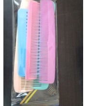 Hitech Sales Hair Combs Pack of 5 For Dressing Hair Comb & Wide Tooth Shampoo Comb for Men & Women | Pack of Package Content: Set of 5 (Pocket Comb/Gee Comb/Unisex Comb/Ladies Comb/Handle Comb)
