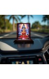 Car Desk/Table Top Lord Shiva And Sadhguru Wooden Photo Stand 3x4 Inches, Compact & Stylish Spiritual Display For Car, Home & Office (Pack Of 1) (F14619)