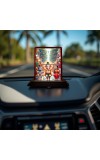 Car Desk/Table Top Lord Ganesha And Shiva Parvathi Wooden Photo Stand 3x4 Inches, Compact & Stylish Spiritual Display For Car, Home & Office (Pack Of 1) (F14380)
