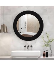 Sleek Round Bathroom/Basin Mirror | Wall Mounted Mirror for Home, Bedroom and Bathroom Reflective Surface | Ideal for Modern Bathrooms (12X16)