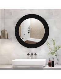 Sleek Round Bathroom/Basin Mirror | Wall Mounted Mirror for Home, Bedroom and Bathroom Reflective Surface | Ideal for Modern Bathrooms (16X20)
