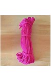 Durable Pink Rope Net with Hammock Swing Hanging Net Mesh Sleeping Bed | Strong Nylon Outdoor, Sports, Garden or Decorative Use | Heavy Duty Multipurpose Rope Mesh (Pink)