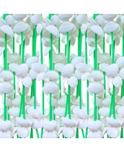 HiTechMart Handcrafted Seashell Door Hanging – 68 Inch Traditional Swag Toran for Entrance & Pooja Room – White Sea Shell Curtain for Home Décor, Boho Style, Eco-Friendly Coastal Decor