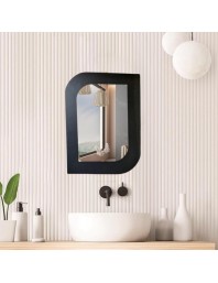 Antique Mirror for Wall – Unbreakable Glass Bathroom Wall Mirror, Decorative Vintage Mirror for Bedroom, Living Room, Vanity & Basin – Elegant Home Décor Hanging Mirror
