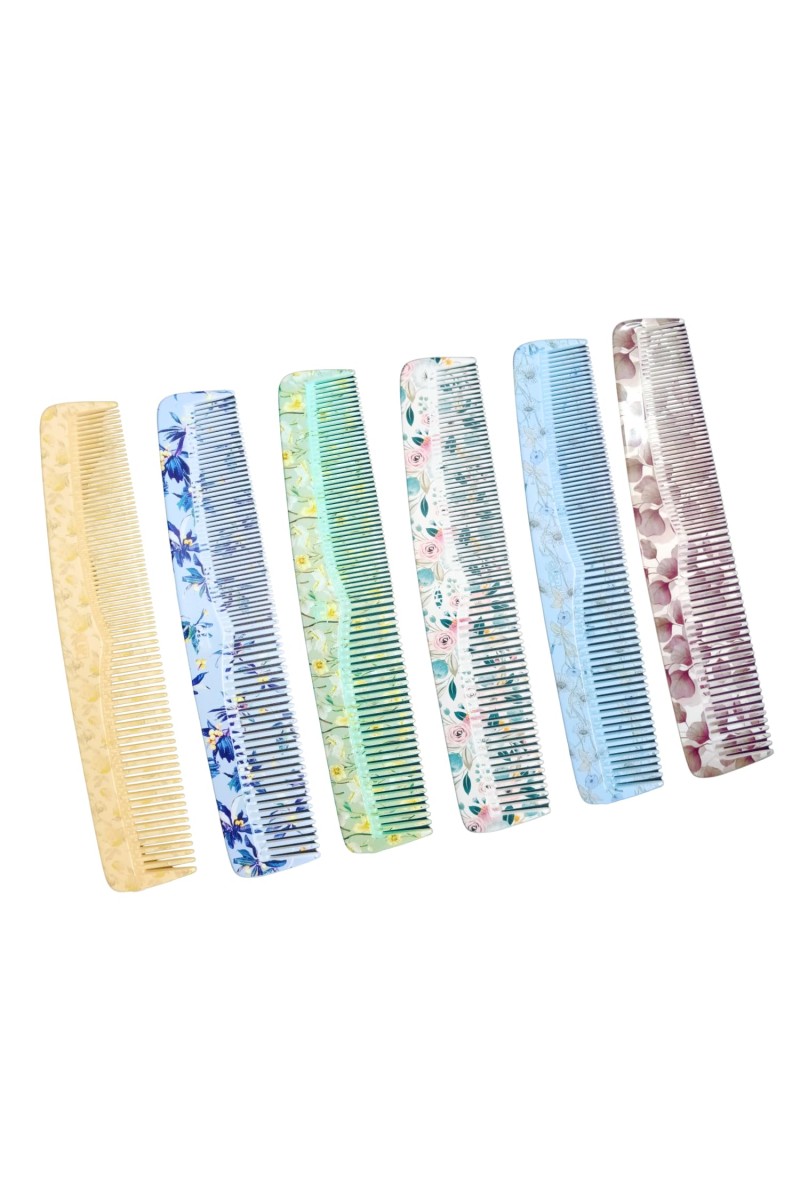 Hitech Sales Elegant Floral Design Comb – Perfect Hair Accessory for Stylish Women – Durable, Lightweight, and Chic (6)