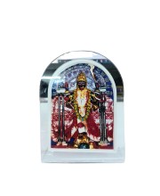 Acrylic Table Photo Frame with Dakshineswar Ma Kali Image – Clear Transparent Stand Frame for Home Temple, Office Desk, Study Table & Car Dashboard – Decorative Spiritual Puja Gift Item