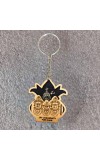 Jagannath Puri Dham Wooden Keychain | Lord Jagannath Balabhadra Subhadra Engraved MDF Key Ring | Spiritual Religious Keychain for Bike, Car & Home