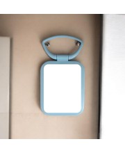 Hitech Sales Desk Mirror Student Bedroom, Foldable HD Dressing Mirror, Portable Princess Square Beauty Small Travel Suitable for Gifts Women (Light Blue Pack - 1) (Sky)