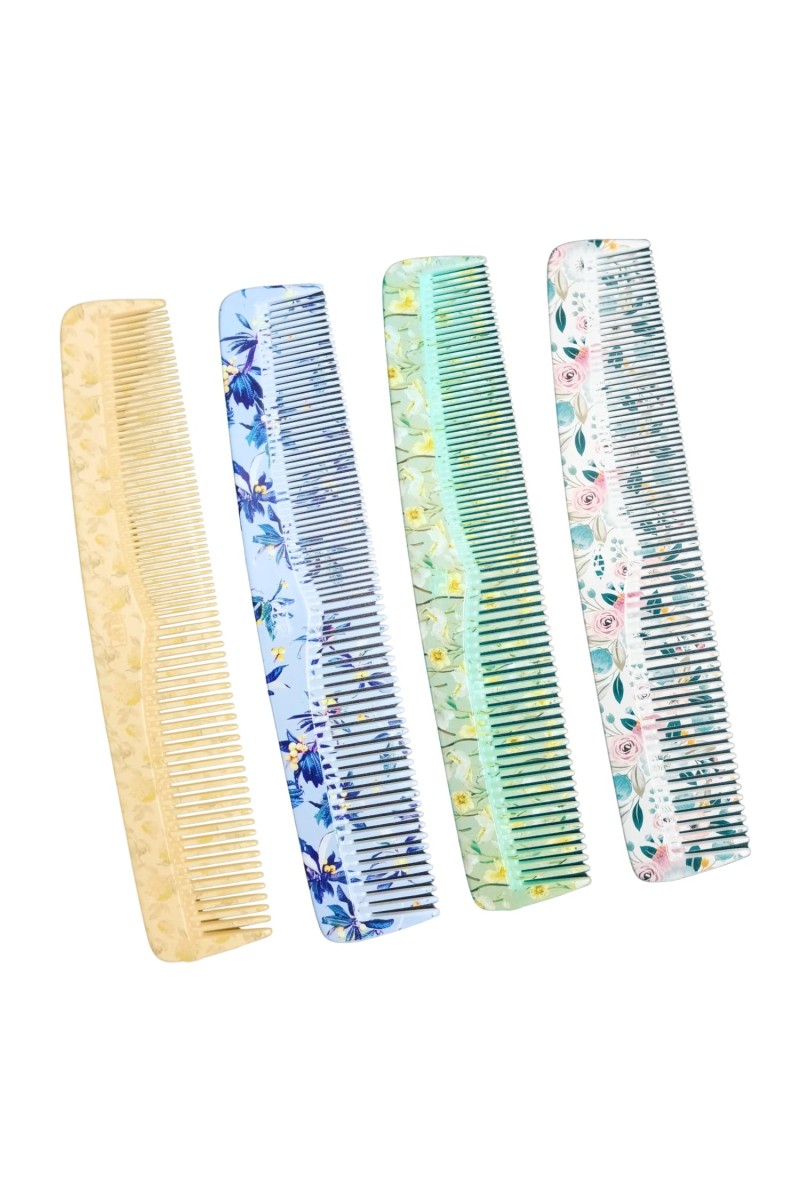 Hitech Sales Elegant Floral Design Comb – Perfect Hair Accessory for Stylish Women – Durable, Lightweight, and Chic (2)