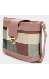 Lucky Charm Women's Pink Polyurethane Handbag - (M600)