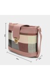Lucky Charm Women's Pink Polyurethane Handbag - (M600)