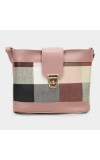Lucky Charm Women's Pink Polyurethane Handbag - (M600)