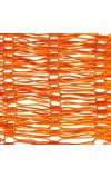 Durable Orange Rope Net with Hammock Swing Hanging Net Mesh Sleeping Bed | Strong Nylon Outdoor, Sports, Garden or Decorative Use | Heavy Duty Multipurpose Rope Mesh (Orange)