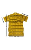 HiTechMart Men's Cotton Mahakal Printed Kurta(XXL) with Namavali Combo – Spiritual Hindu Outfit for Puja, Yoga, Meditation Multicolour