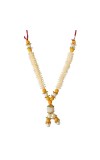 Hitech Sales Traditional Artificial Beaded Mala for Pooja, Festivals, and Decorations | Pearl and Bead Garland with Red Thread (Small - 22 cm,)