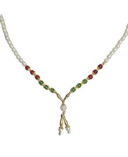 Hitech Sales Artificial Pearl and Bead Decorative Garland Mala for Pooja, Mandir, Home Dcor, and Festivals | Multicolor Design with Pendant Hanging (26 cm - Small - 1 Piece) Hitech Sales Artificial Pearl and Bead Decorative Garland Mala for Pooja, Mandir, Home Dcor, and Festivals | Multicolor Design with Pendant Hanging (26 cm - Small - 1 Piece)