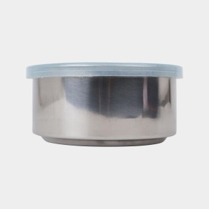 Steel Lunch Box, 2 Containers and Bag, 5 X 10 cm, 1Bag, 2 Containers