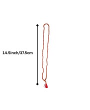 Handmade Rudraksha Mala 108 Beads – Puja, Chanting, Meditation Rosary (14.5inch/37.5cm) (Small) Handmade Rudraksha Mala 108 Beads – Puja, Chanting, Meditation Rosary (14.5inch/37.5cm) (Small)