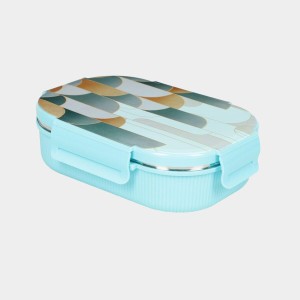 Hitech Sales Plastic & Steel Lunch Box – Green Leakproof Tiffin Box for Office & School Hitech Sales Plastic & Steel Lunch Box – Green Leakproof Tiffin Box for Office & School