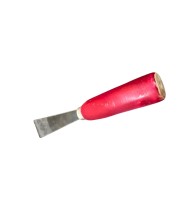 Knife Scraper Tool with Wooden Handle | Steel Blade Wall Putty Applicator Tool for Painting, Filling & Repair Work (Small)