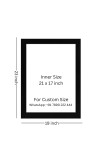 RFID shield passport poppies Photo Frame Funny Animal and Bird Cartoon Art, Black color, 19x23 Inch