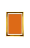 Premium Golden Photo Frame for Wall & Tabletop | Elegant Metallic Finish Picture Frame for Home & Office Décor | Rectangular Display Frame for Art, Certificate & Photos