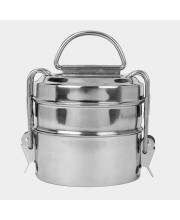 Stainless Steel Lunch Box, 1 0 X 10 cm (Pack of 2)