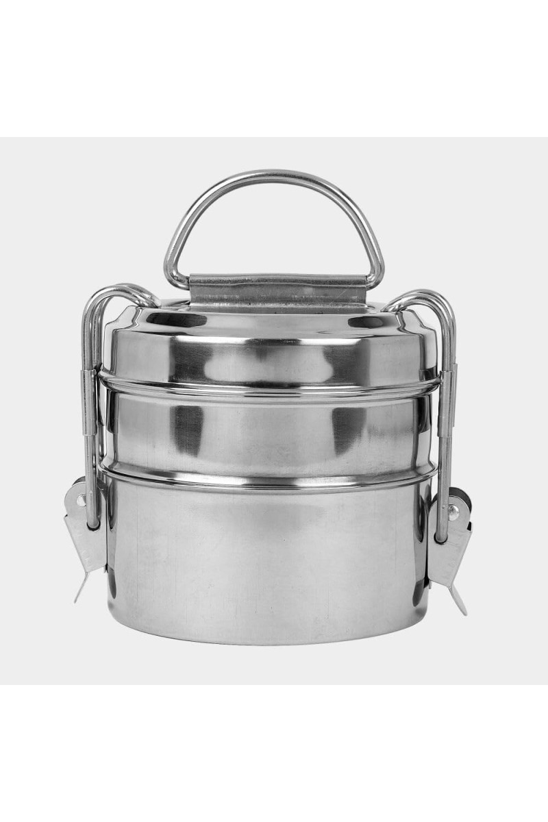 Stainless Steel Lunch Box, 1 0 X 10 cm (Pack of 2)