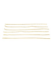 Gold Chain Necklace for men – Premium Gold Plated Fashion Chain for Daily & Trendy Look Everyday Style. (6 of pcs)
