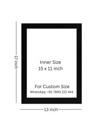 The colorful birds in the flower bud Photo Frame Funny Animal and Bird Cartoon Art, Black color, 13x17 Inch