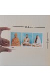 Hitech Sales Swami Vivekananda and Ramakrishna Paramahansa and Sarada maa photo, Three pictures in one Frame, Acrylic photo frame for Table, living room, gifts (6 x 3 inch)