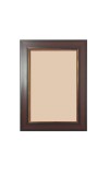 Classic Brown Wooden Finish Empty Photo Frame for Wall & Table | Elegant Picture Frame for Painting, Certificate, Poster & Artwork Display | Minimalist Decorative Frame – Synthetic Wood Material